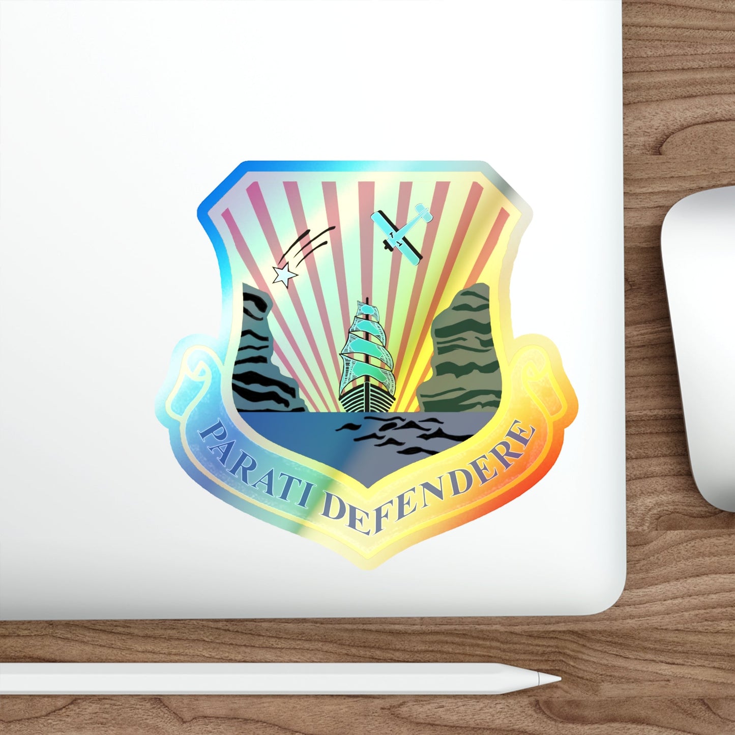 6th Air Mobility Wing (U.S. Air Force) Holographic STICKER Die-Cut Vinyl Decal-The Sticker Space