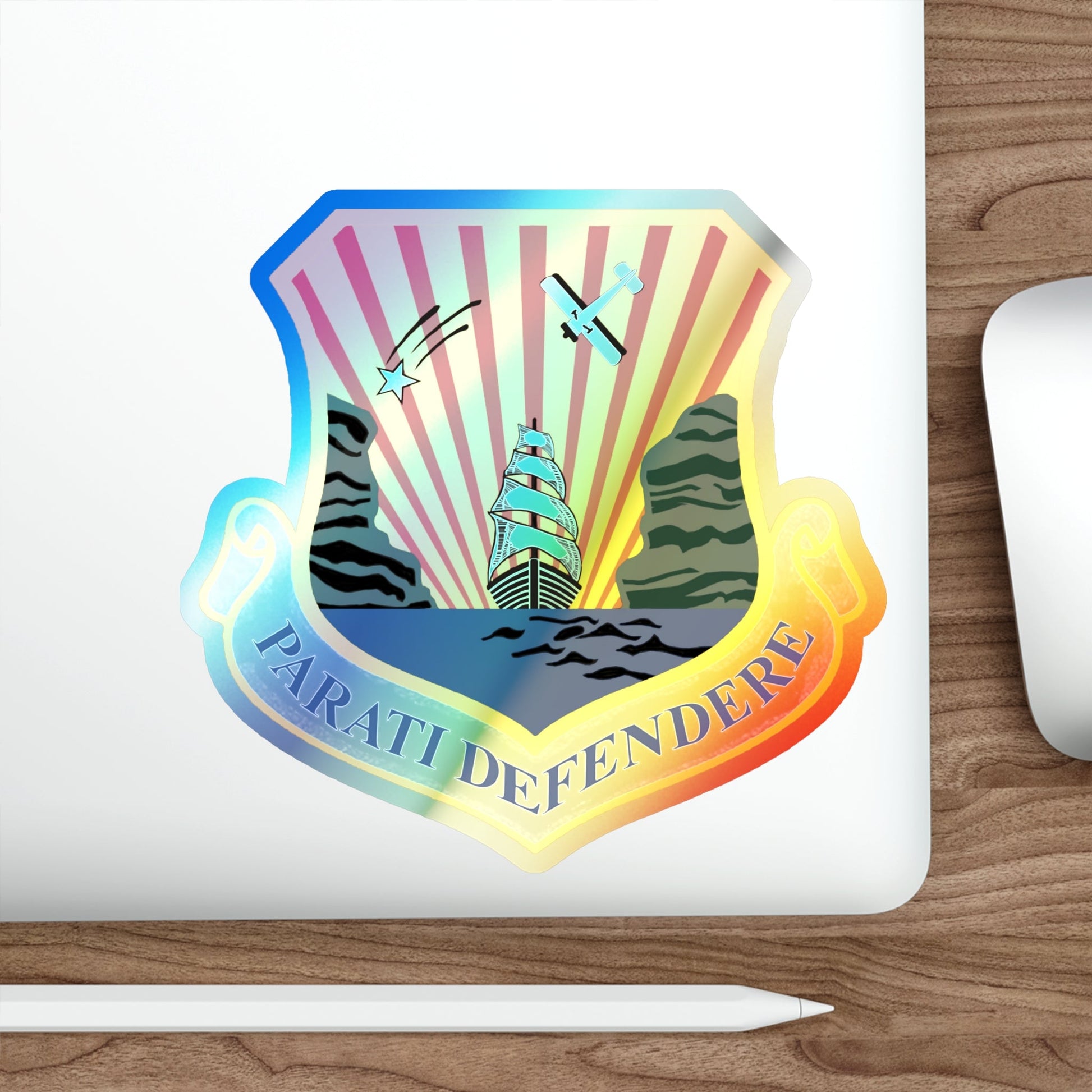 6th Air Mobility Wing (U.S. Air Force) Holographic STICKER Die-Cut Vinyl Decal-The Sticker Space