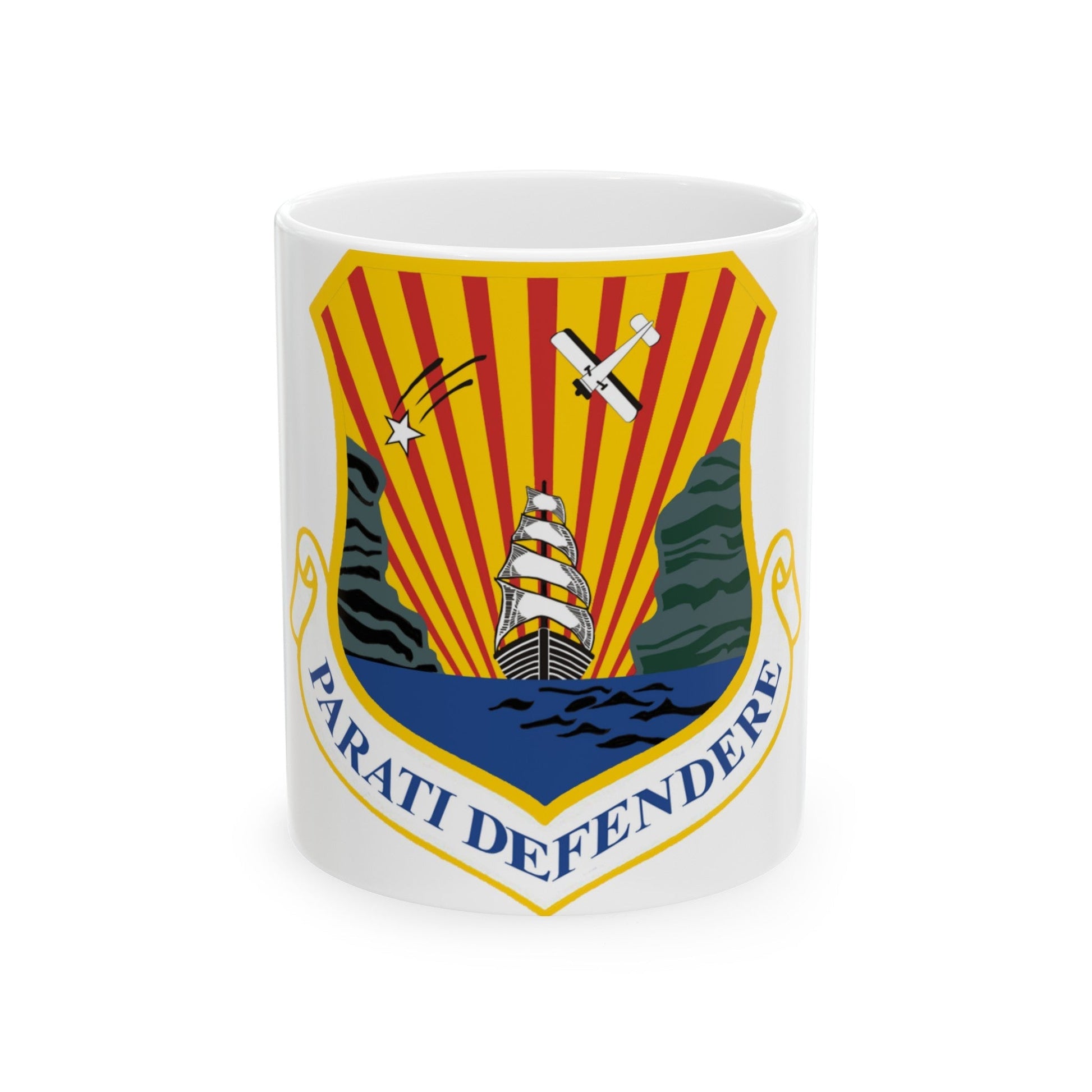 6th Air Mobility Wing (U.S. Air Force) White Coffee Mug-11oz-The Sticker Space