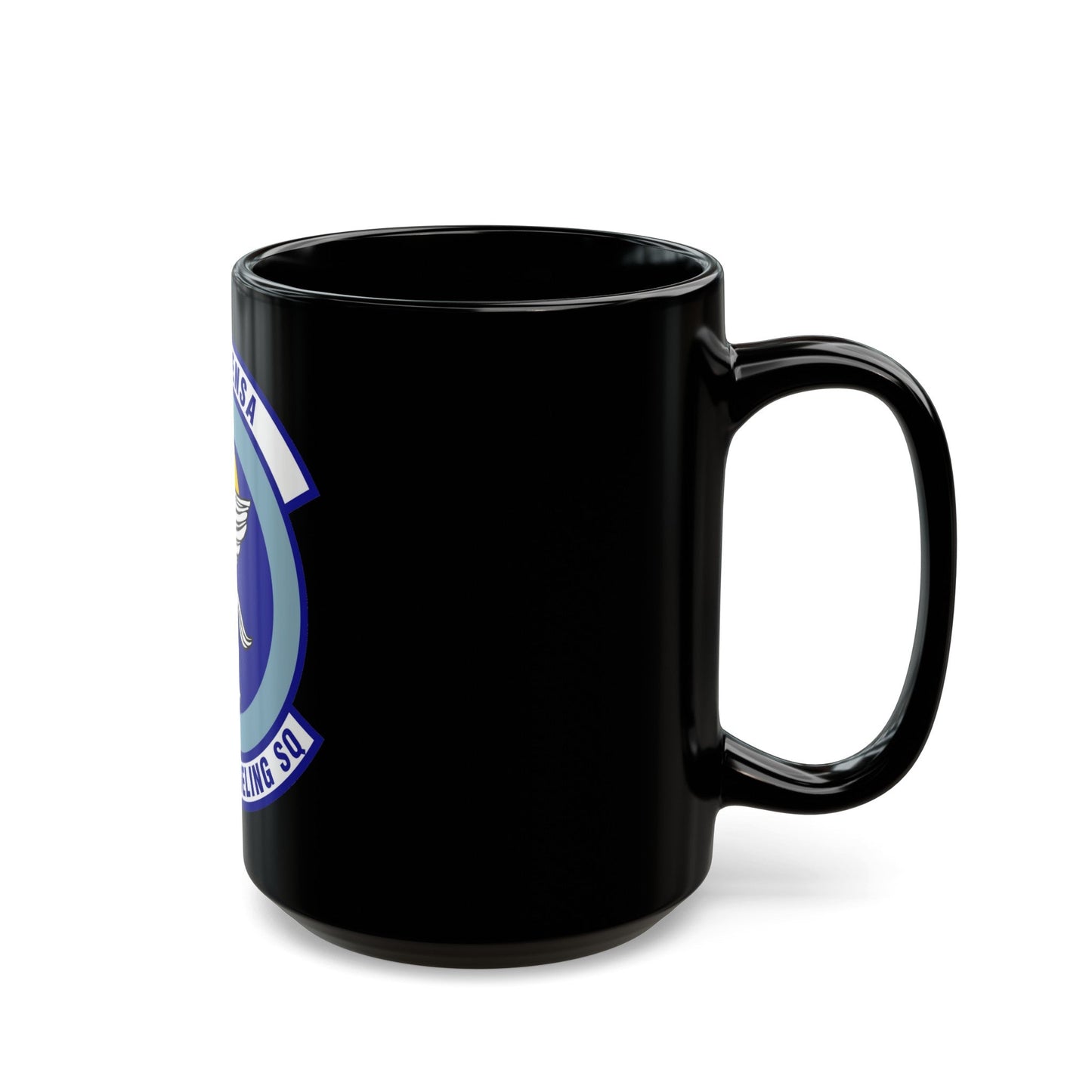 6th Air Refueling Squadron (U.S. Air Force) Black Coffee Mug-The Sticker Space