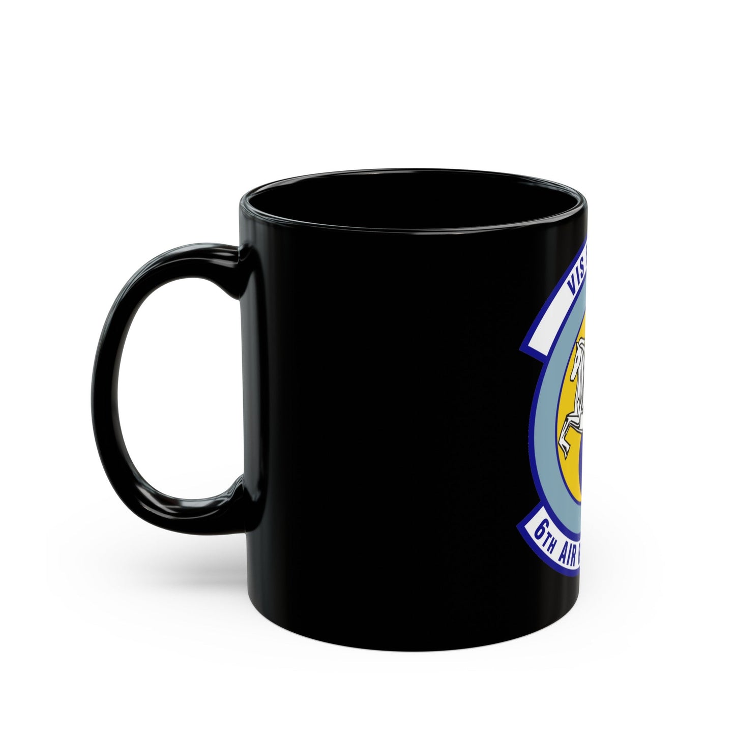 6th Air Refueling Squadron (U.S. Air Force) Black Coffee Mug-The Sticker Space