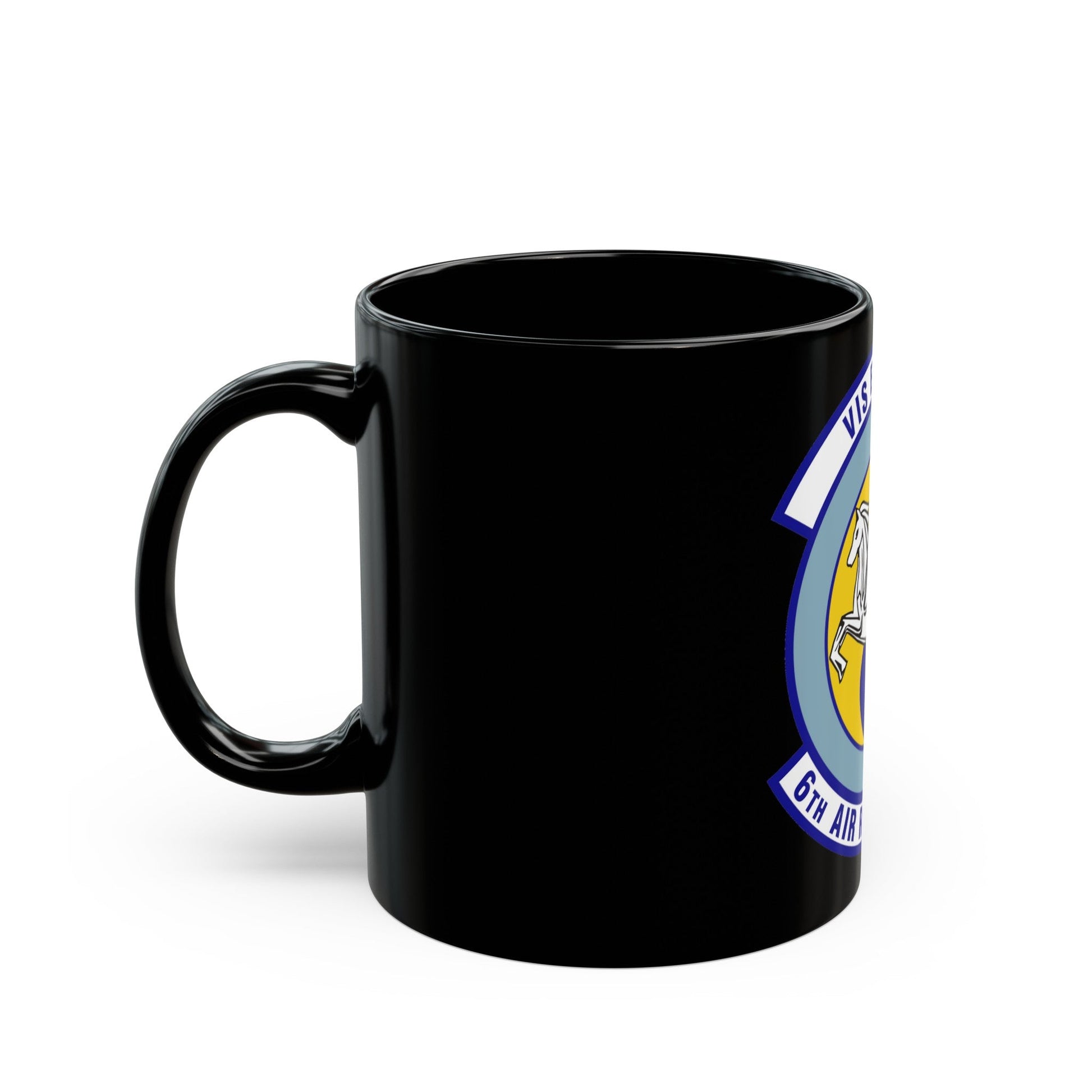 6th Air Refueling Squadron (U.S. Air Force) Black Coffee Mug-The Sticker Space