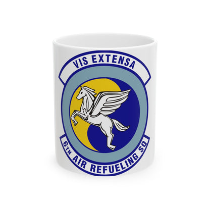 6th Air Refueling Squadron (U.S. Air Force) White Coffee Mug-11oz-The Sticker Space