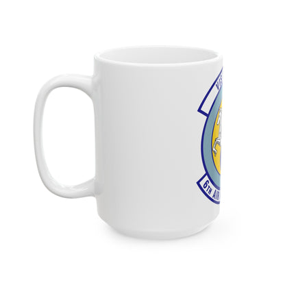 6th Air Refueling Squadron (U.S. Air Force) White Coffee Mug-The Sticker Space