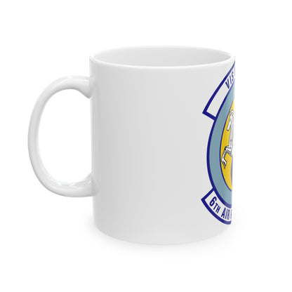 6th Air Refueling Squadron (U.S. Air Force) White Coffee Mug-The Sticker Space