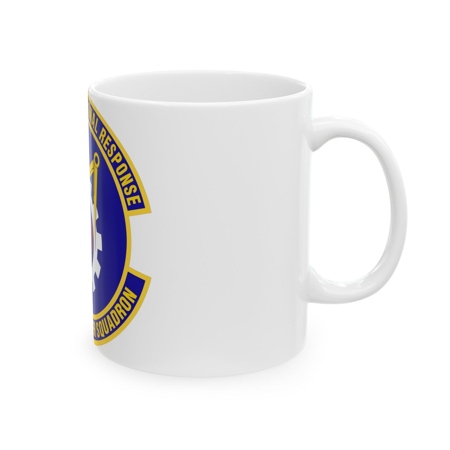 6th Civil Engineer Squadaron (U.S. Air Force) White Coffee Mug-The Sticker Space