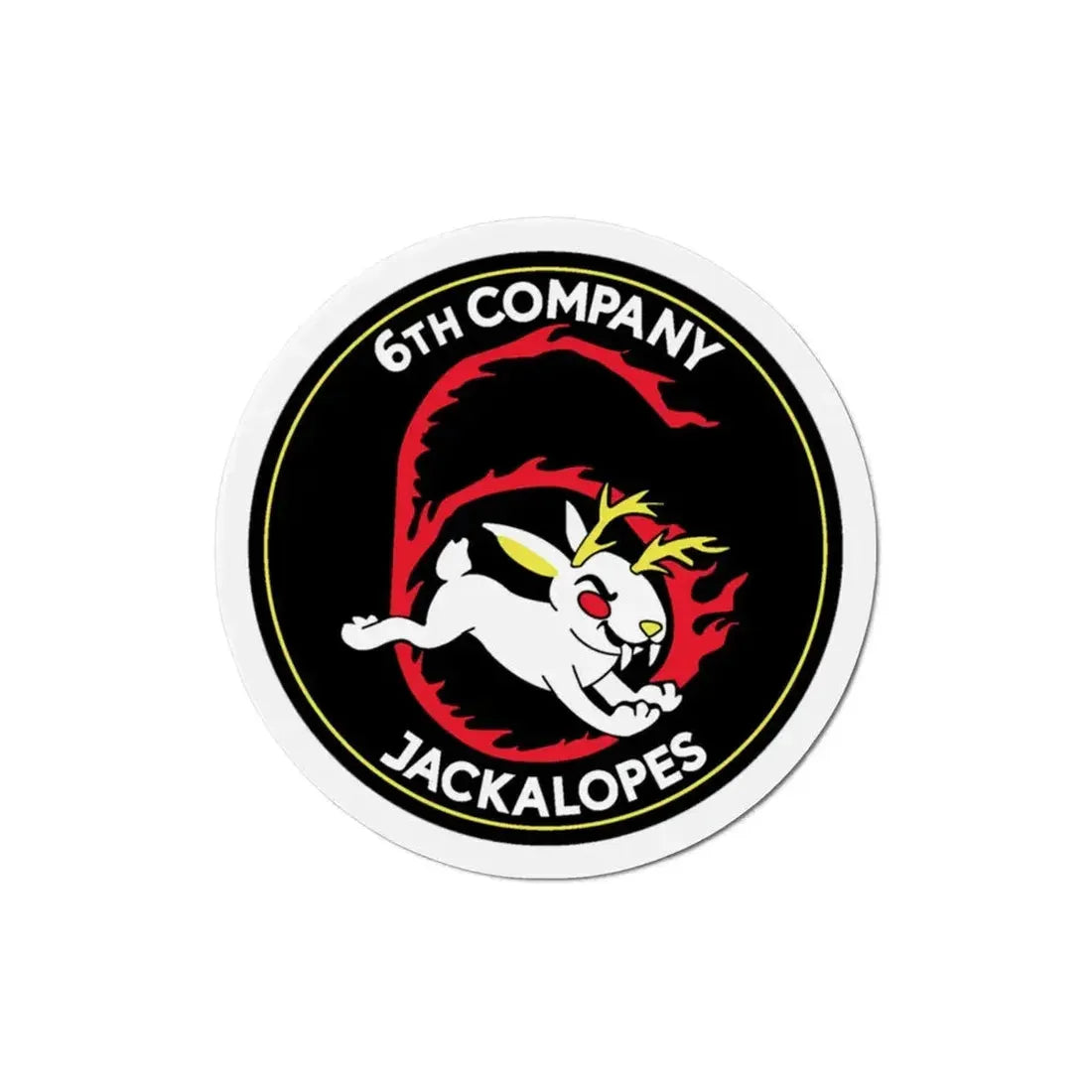 6TH COMPANY JACKALOPES (U.S. Navy) Refrigerator Magnet - The Sticker Space