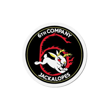 6TH COMPANY JACKALOPES (U.S. Navy) Refrigerator Magnet - The Sticker Space