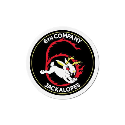 6TH COMPANY JACKALOPES (U.S. Navy) Refrigerator Magnet - The Sticker Space