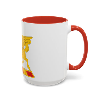 6th Field Artillery Regiment (U.S. Army) Accent Coffee Mug-The Sticker Space