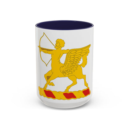 6th Field Artillery Regiment (U.S. Army) Accent Coffee Mug-15oz-The Sticker Space