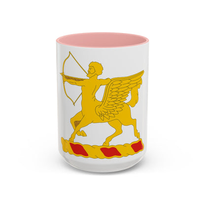 6th Field Artillery Regiment (U.S. Army) Accent Coffee Mug-15oz-The Sticker Space