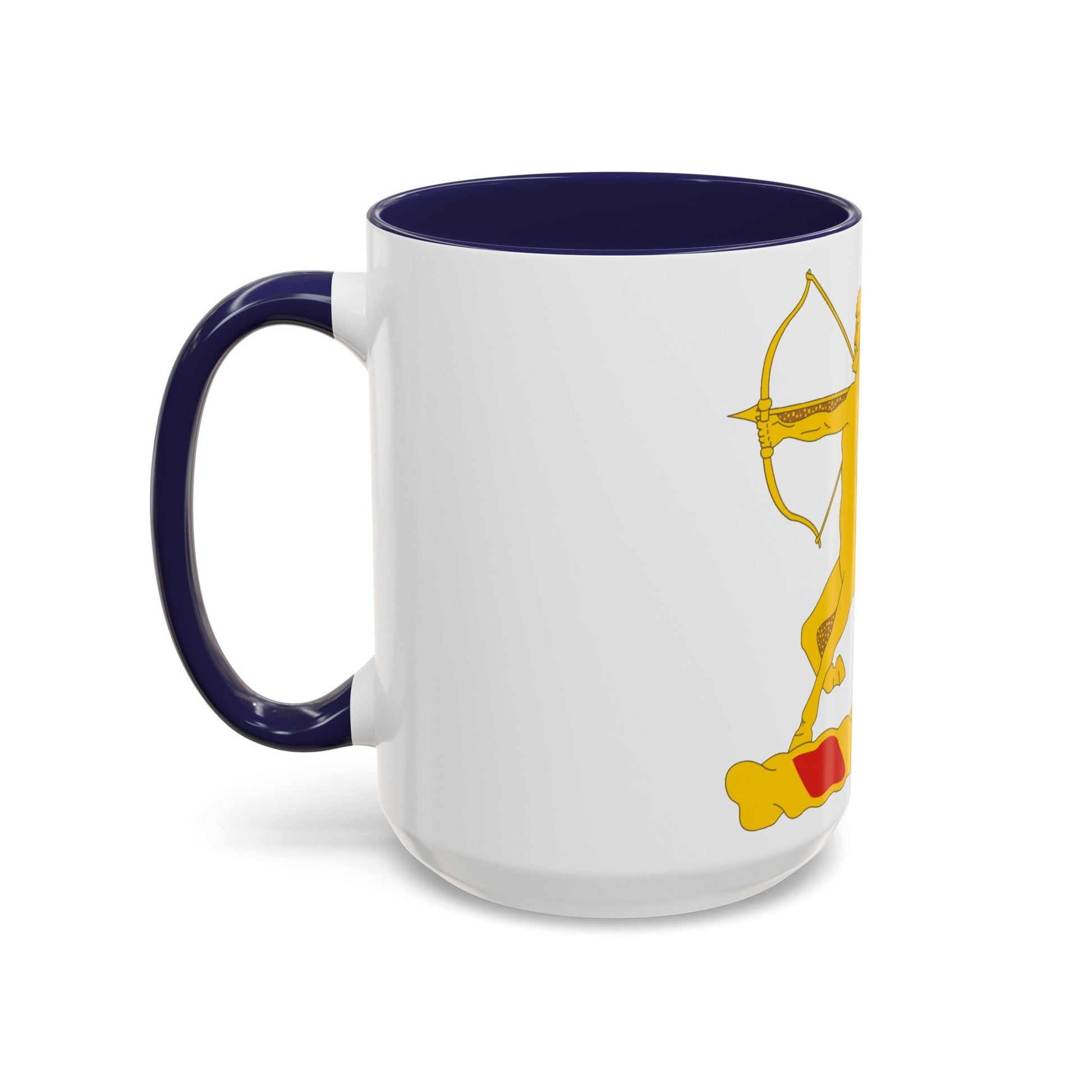 6th Field Artillery Regiment (U.S. Army) Accent Coffee Mug-The Sticker Space