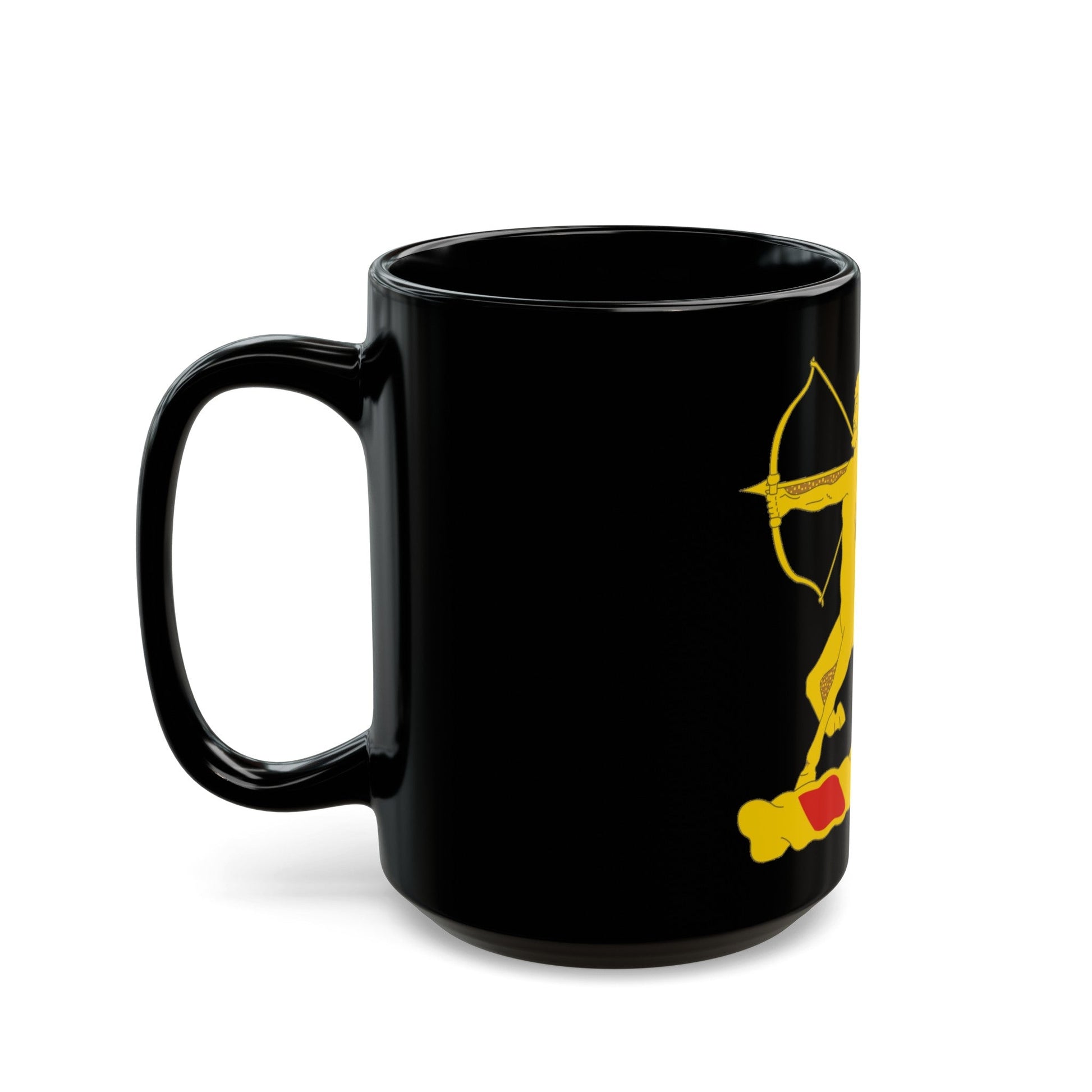 6th Field Artillery Regiment (U.S. Army) Black Coffee Mug-The Sticker Space