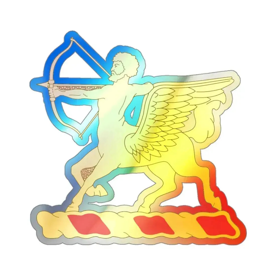 6th Field Artillery Regiment (U.S. Army) Holographic STICKER Die-Cut Vinyl Decal 3 Inch Holographic - The Sticker Space
