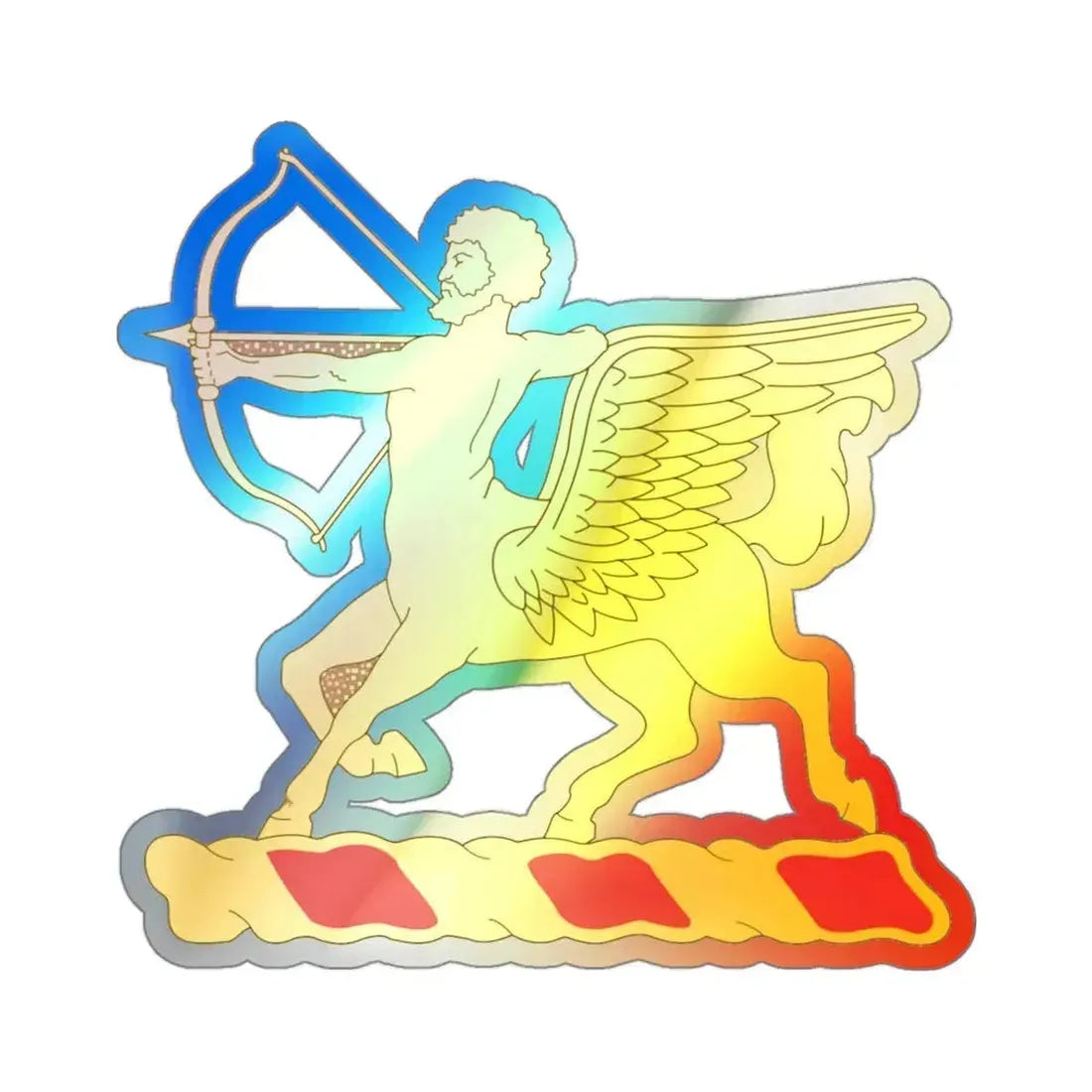 6th Field Artillery Regiment (U.S. Army) Holographic STICKER Die-Cut Vinyl Decal 3 Inch Holographic - The Sticker Space