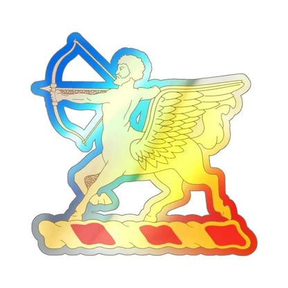 6th Field Artillery Regiment (U.S. Army) Holographic STICKER Die-Cut Vinyl Decal 5 Inch Holographic - The Sticker Space