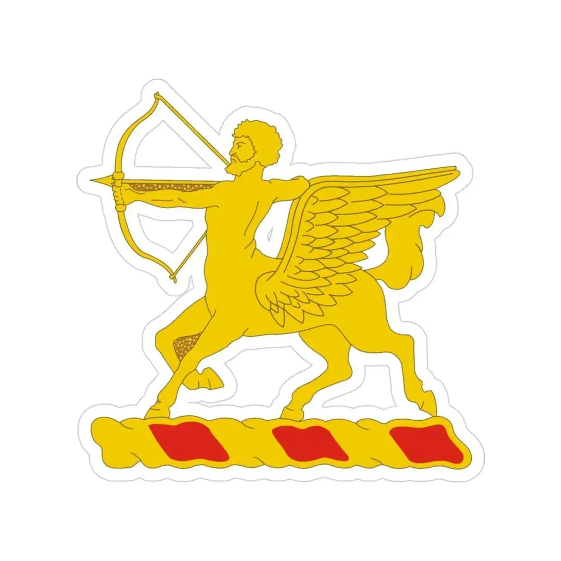 6th Field Artillery Regiment (U.S. Army) Transparent STICKER Die-Cut Vinyl Decal 3 Inch - The Sticker Space