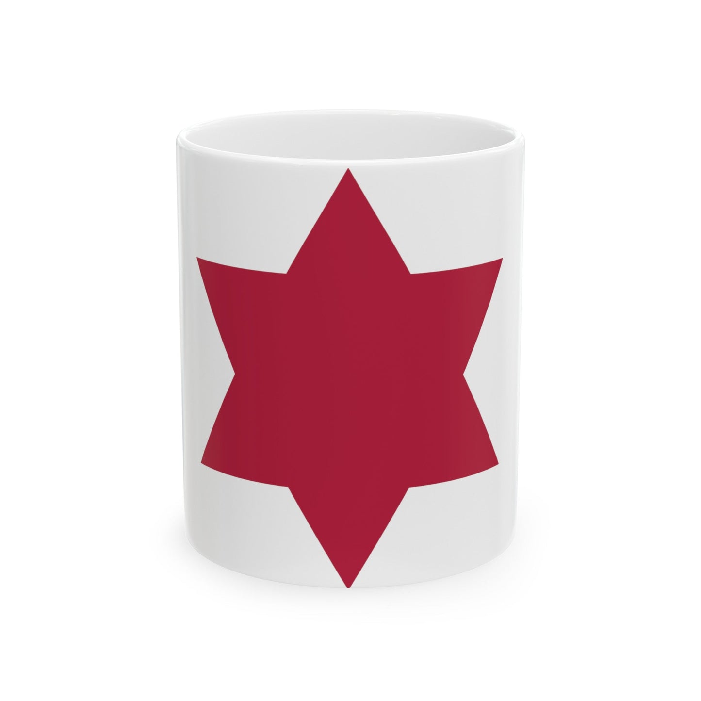 6th Infantry Division (U.S. Army) White Coffee Mug-11oz-The Sticker Space