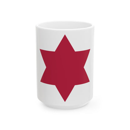 6th Infantry Division (U.S. Army) White Coffee Mug-15oz-The Sticker Space