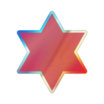 6th Infantry Division (U.S. Army) Holographic STICKER Die-Cut Vinyl Decal 3 Inch Holographic - The Sticker Space