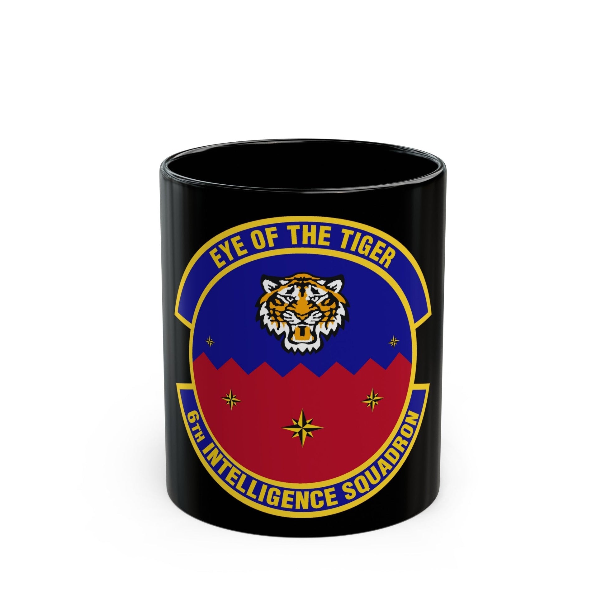 6th Intelligence Squadron (U.S. Air Force) Black Coffee Mug-11oz-The Sticker Space