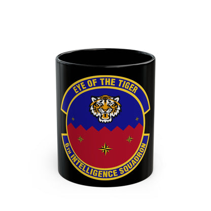 6th Intelligence Squadron (U.S. Air Force) Black Coffee Mug-11oz-The Sticker Space