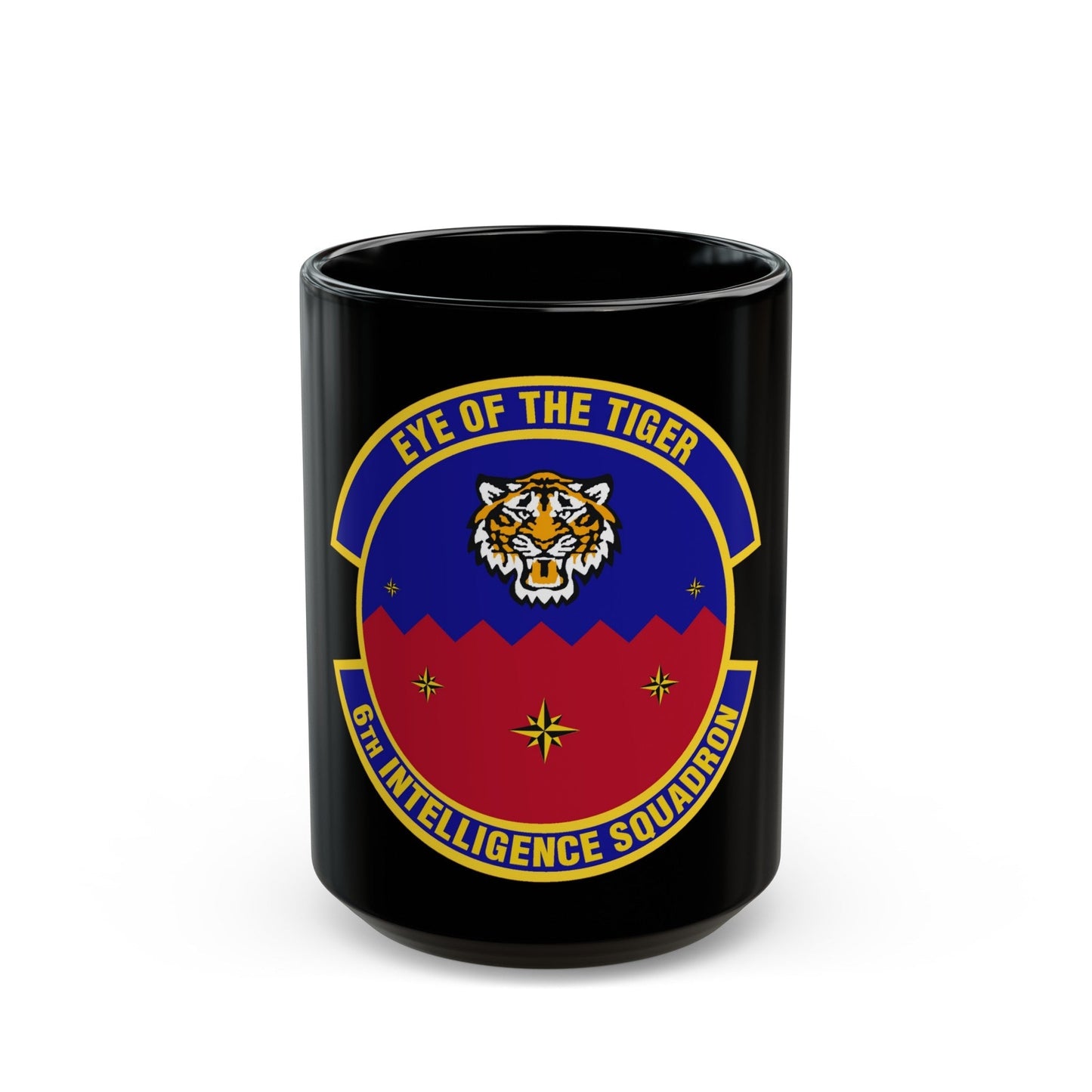 6th Intelligence Squadron (U.S. Air Force) Black Coffee Mug-15oz-The Sticker Space