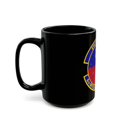 6th Intelligence Squadron (U.S. Air Force) Black Coffee Mug-The Sticker Space