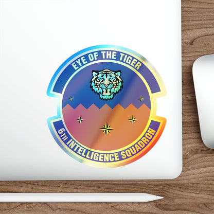 6th Intelligence Squadron (U.S. Air Force) Holographic STICKER Die-Cut Vinyl Decal-The Sticker Space