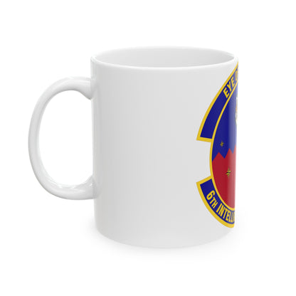 6th Intelligence Squadron (U.S. Air Force) White Coffee Mug-The Sticker Space