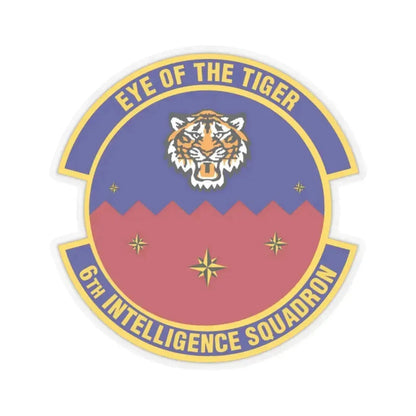 6th Intelligence Squadron (U.S. Air Force) STICKER Vinyl Kiss-Cut Decal 2 Inch Transparent - The Sticker Space