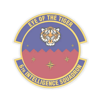 6th Intelligence Squadron (U.S. Air Force) STICKER Vinyl Kiss-Cut Decal 6 Inch Transparent - The Sticker Space