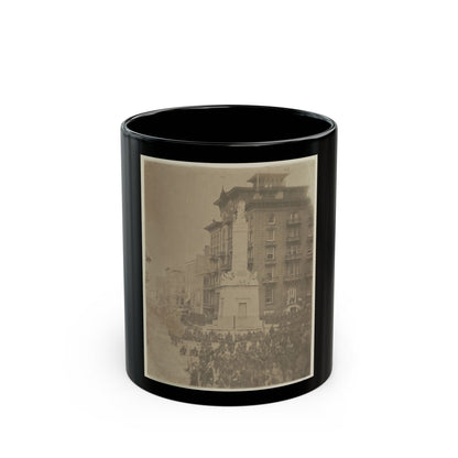 6th Massachusetts Bivouacked In Monument Sq., Baltimore (U.S. Civil War) Black Coffee Mug