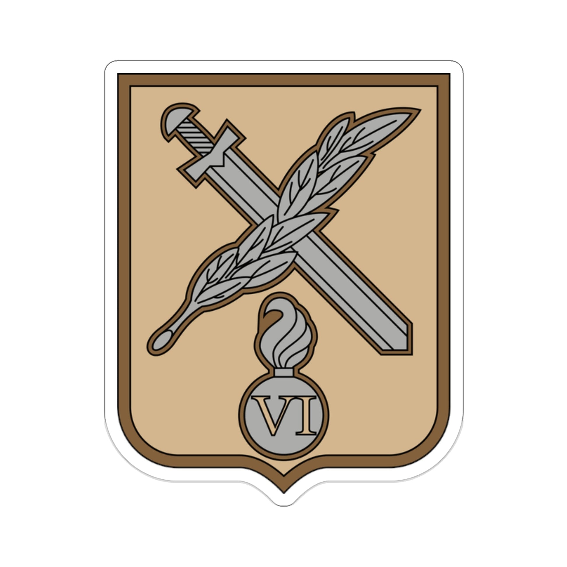 6th Separate Mechanised Brigade 2 (Ukraine) STICKER Vinyl Die-Cut Decal-2 Inch-The Sticker Space