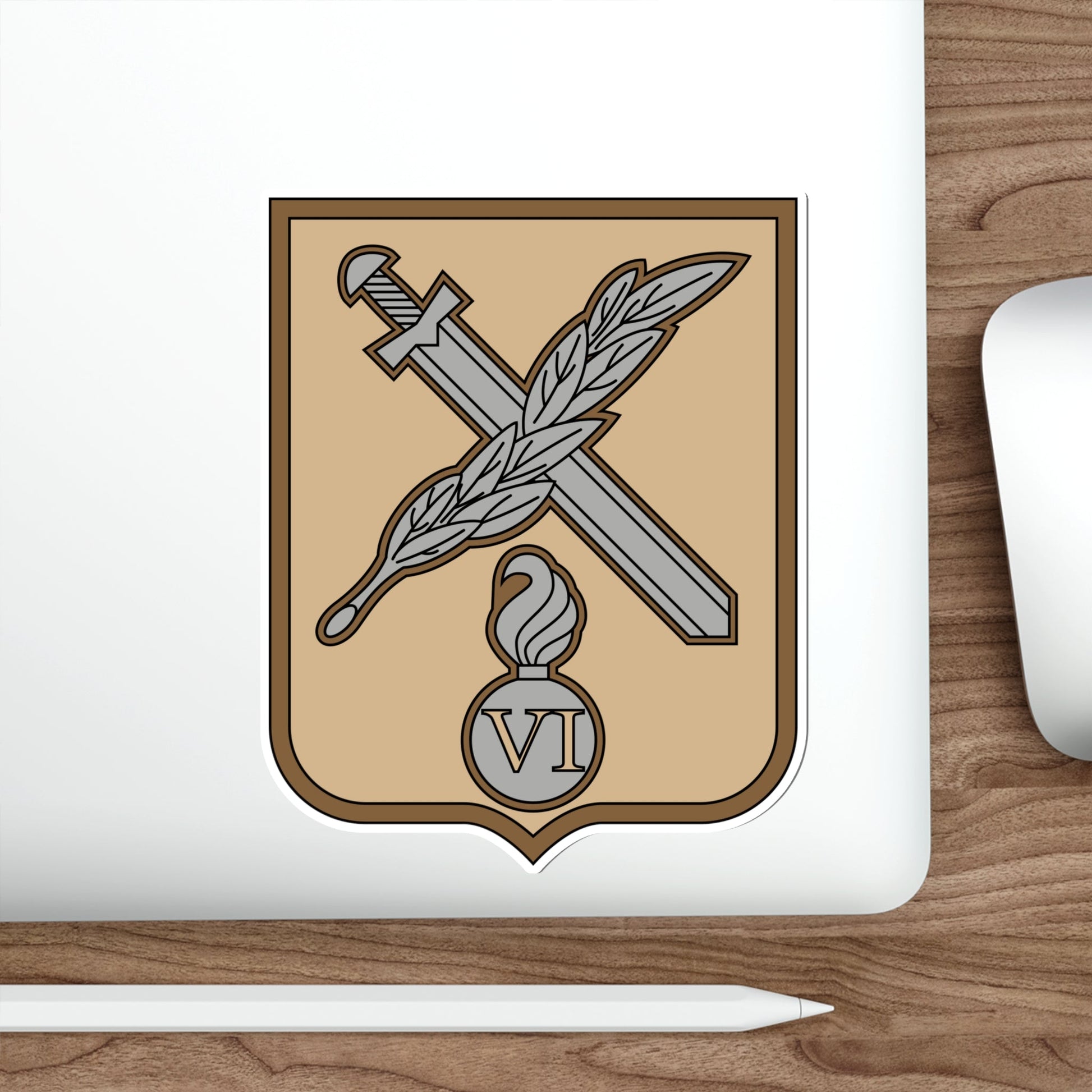 6th Separate Mechanised Brigade 2 (Ukraine) STICKER Vinyl Die-Cut Decal-The Sticker Space