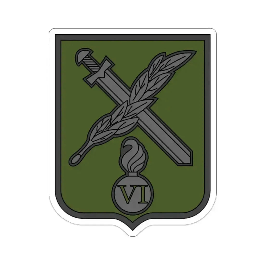 6th Separate Mechanised Brigade 3 (Ukraine) STICKER Vinyl Die-Cut Decal 2 Inch - The Sticker Space
