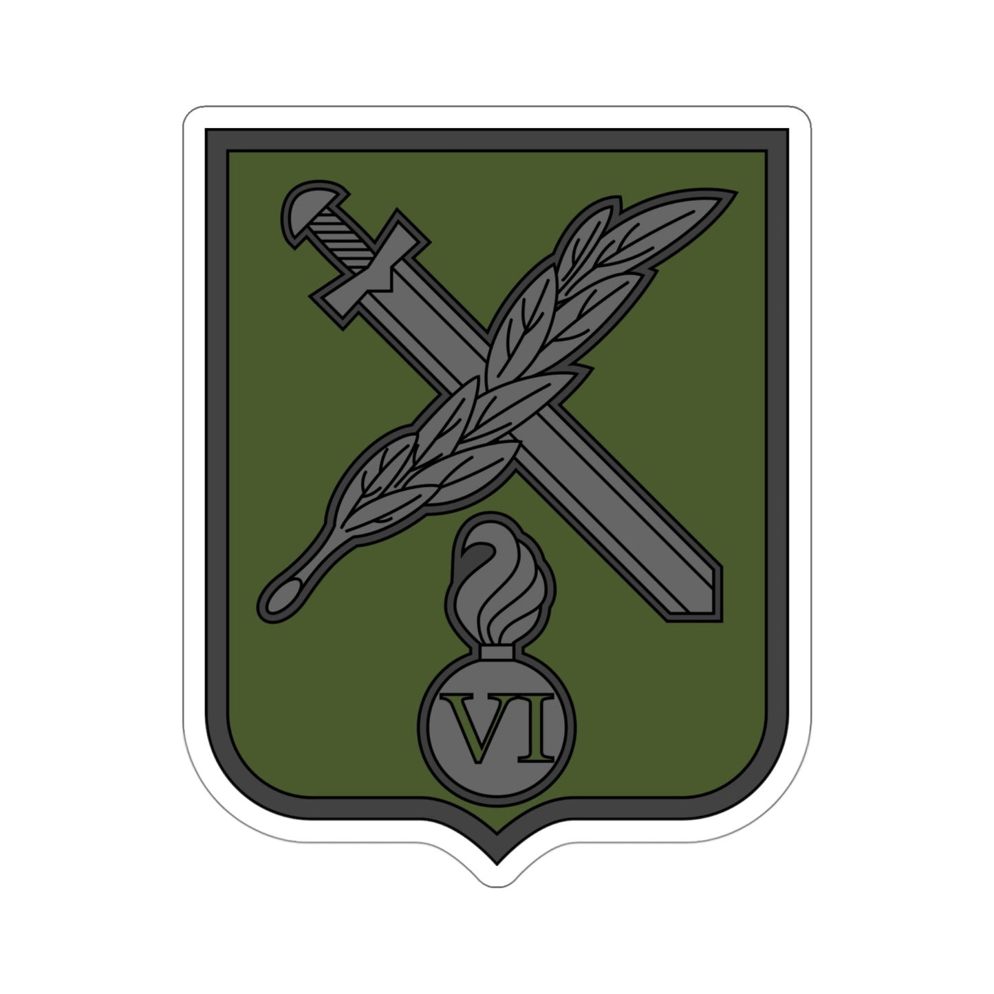 6th Separate Mechanised Brigade 3 (Ukraine) STICKER Vinyl Die-Cut Decal-4 Inch-The Sticker Space