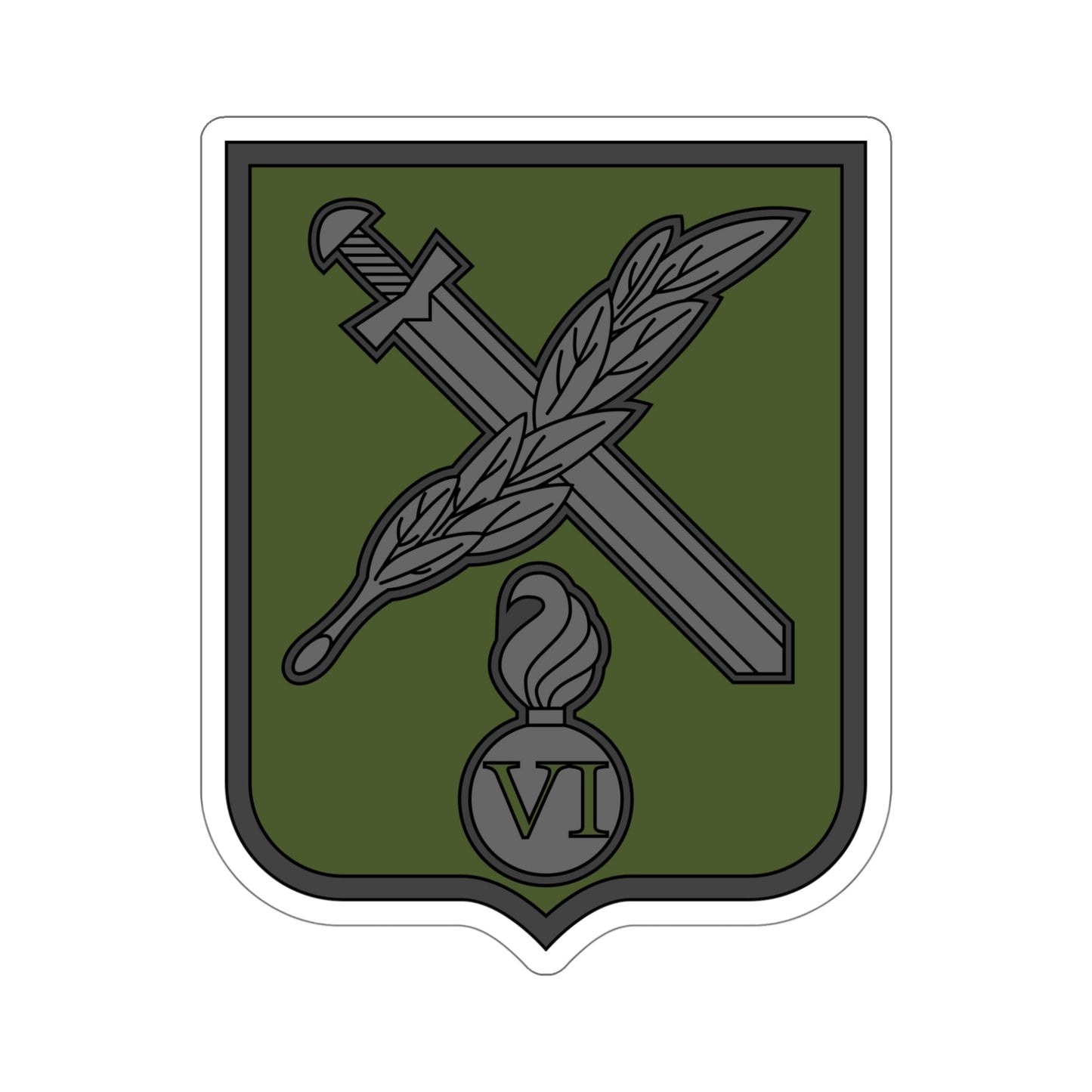 6th Separate Mechanised Brigade 3 (Ukraine) STICKER Vinyl Die-Cut Decal-5 Inch-The Sticker Space