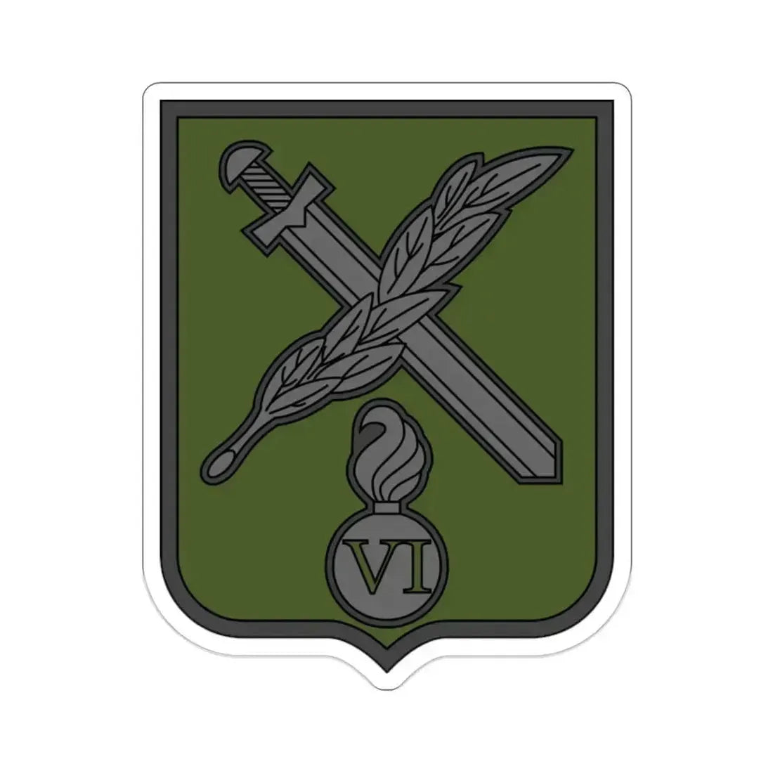 6th Separate Mechanised Brigade 3 (Ukraine) STICKER Vinyl Die-Cut Decal - The Sticker Space