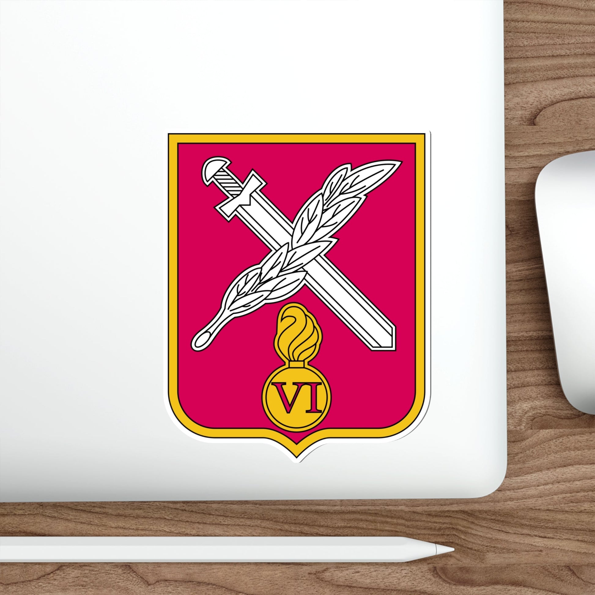 6th Separate Mechanised Brigade (Ukraine) STICKER Vinyl Die-Cut Decal-The Sticker Space