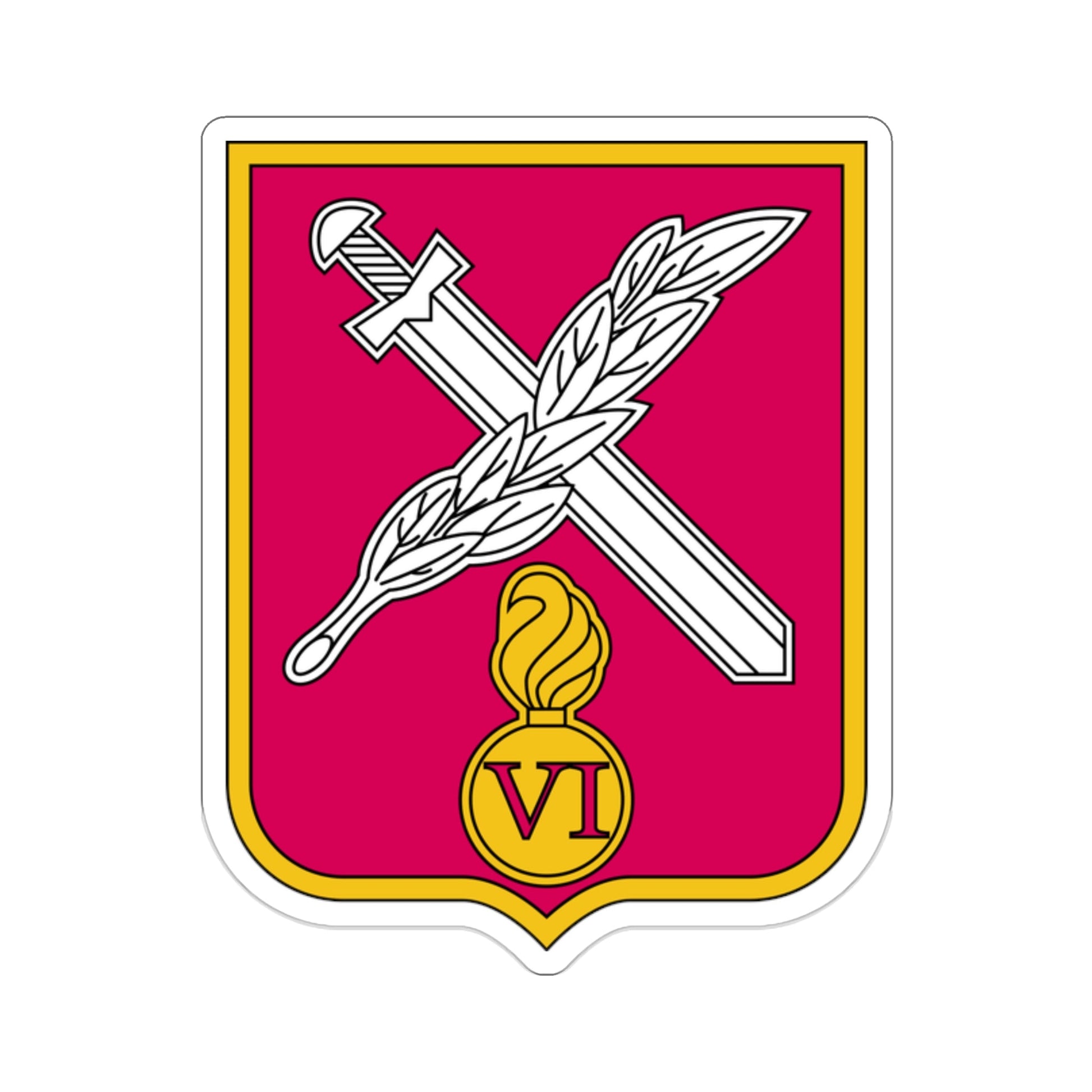 6th Separate Mechanised Brigade (Ukraine) STICKER Vinyl Die-Cut Decal-2 Inch-The Sticker Space