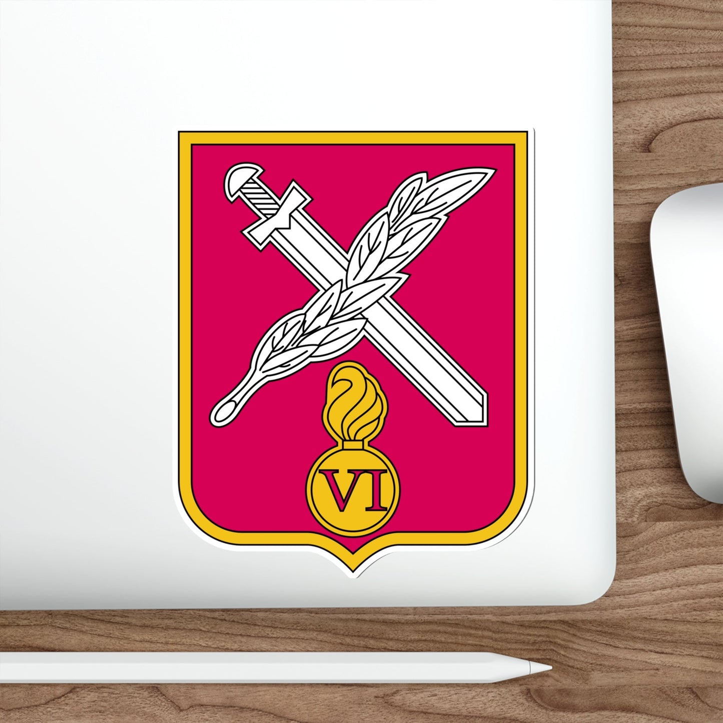 6th Separate Mechanised Brigade (Ukraine) STICKER Vinyl Die-Cut Decal-The Sticker Space