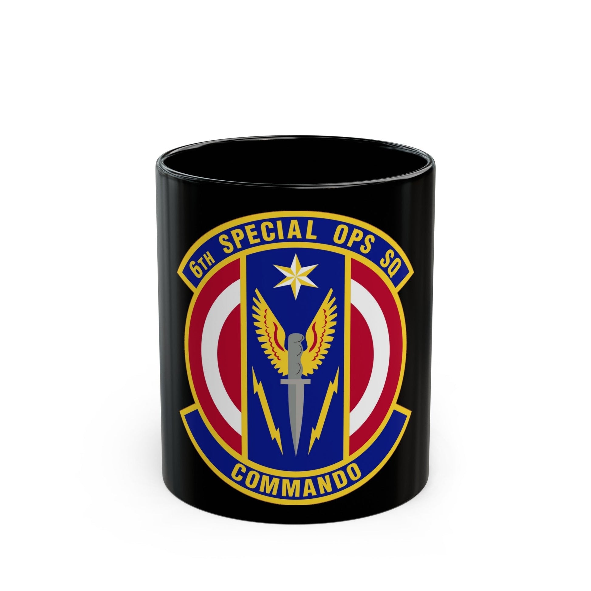 6th Special Operations Squadron (U.S. Air Force) Black Coffee Mug-11oz-The Sticker Space