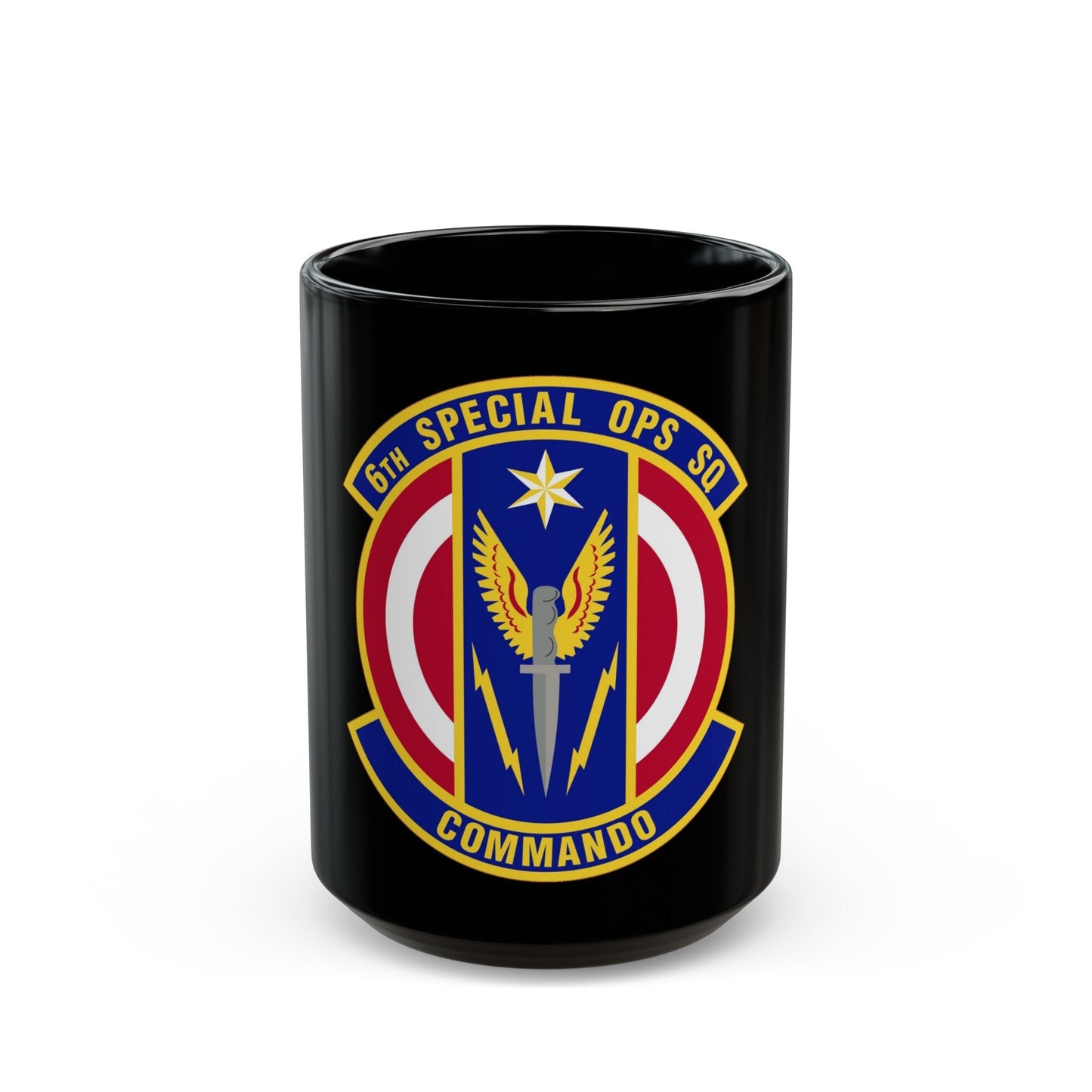 6th Special Operations Squadron (U.S. Air Force) Black Coffee Mug-15oz-The Sticker Space