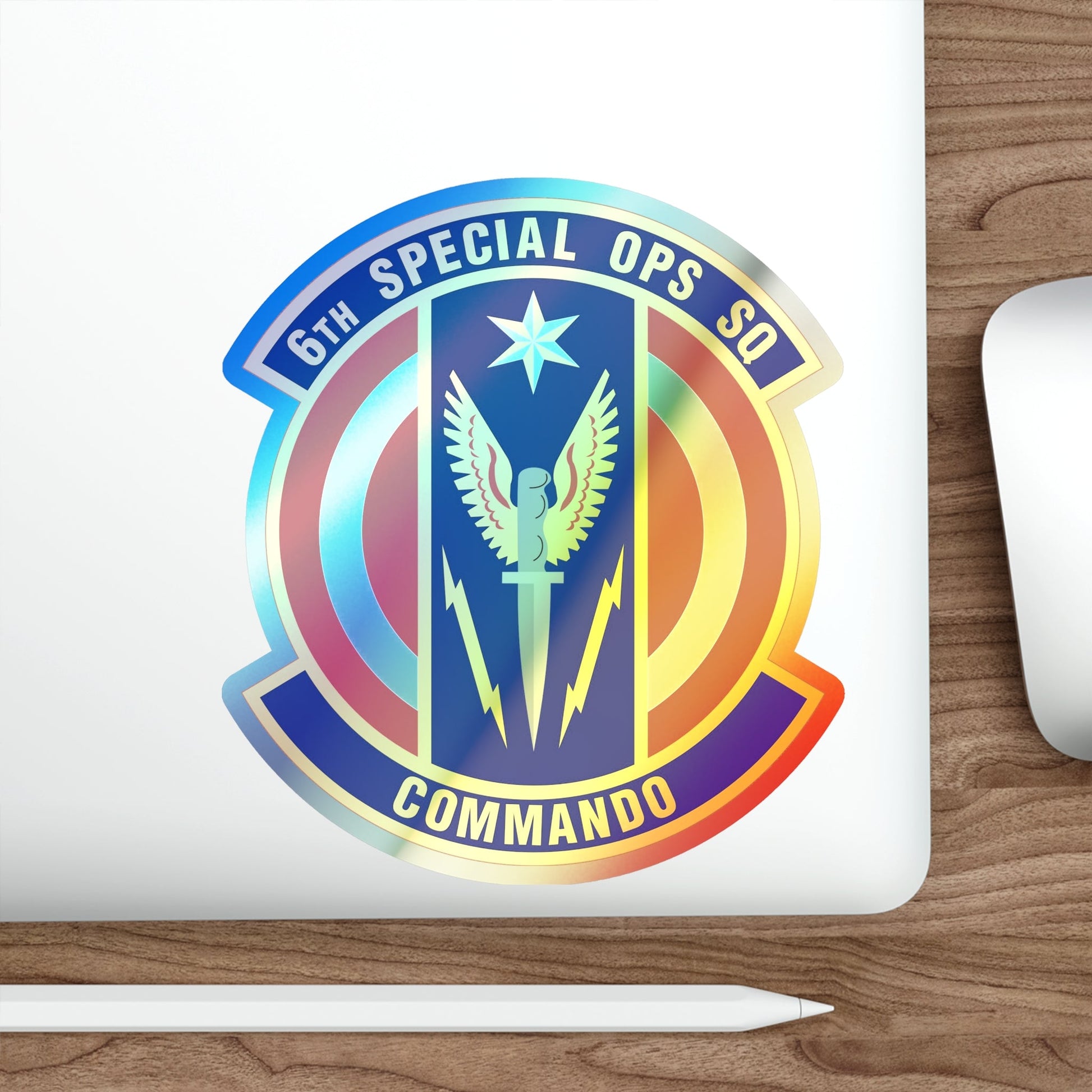 6th Special Operations Squadron (U.S. Air Force) Holographic STICKER Die-Cut Vinyl Decal-The Sticker Space