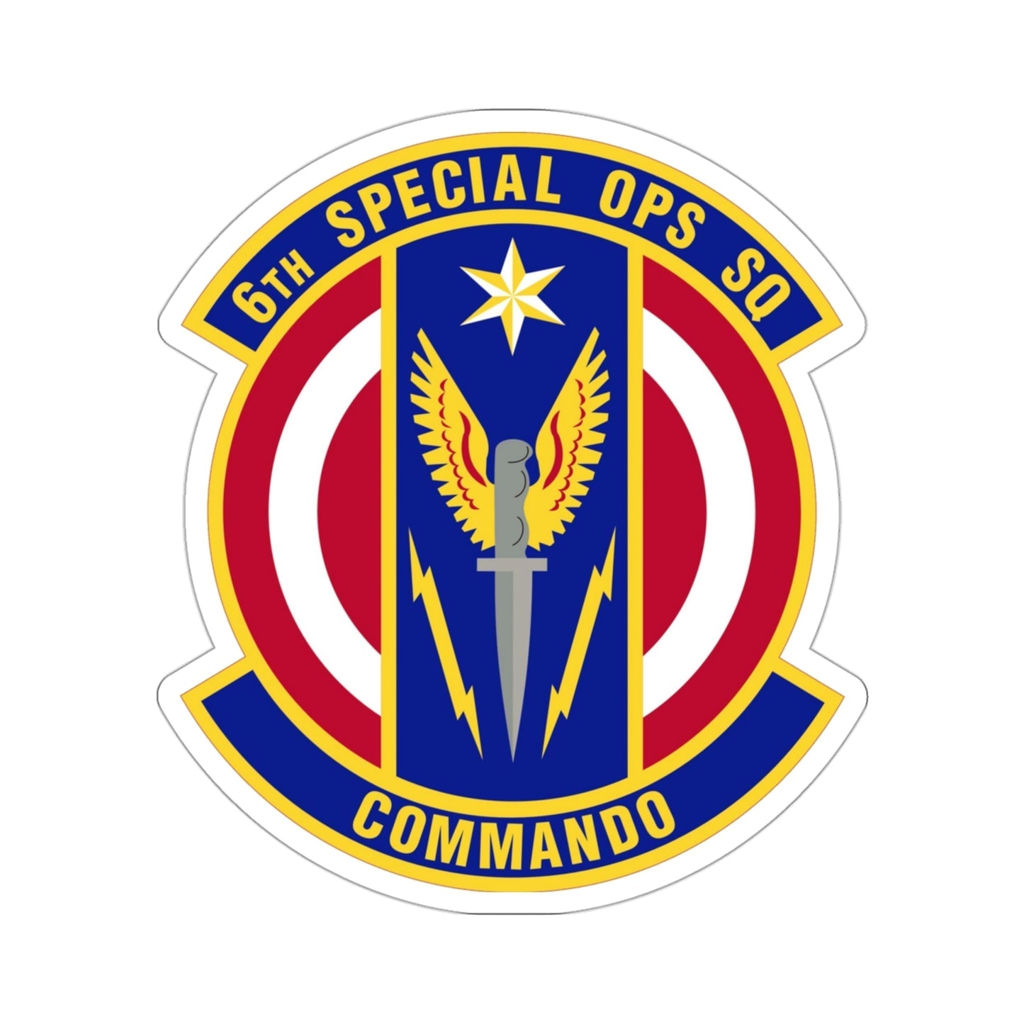 6th Special Operations Squadron (U.S. Air Force) STICKER Vinyl Die-Cut Decal-3 Inch-The Sticker Space