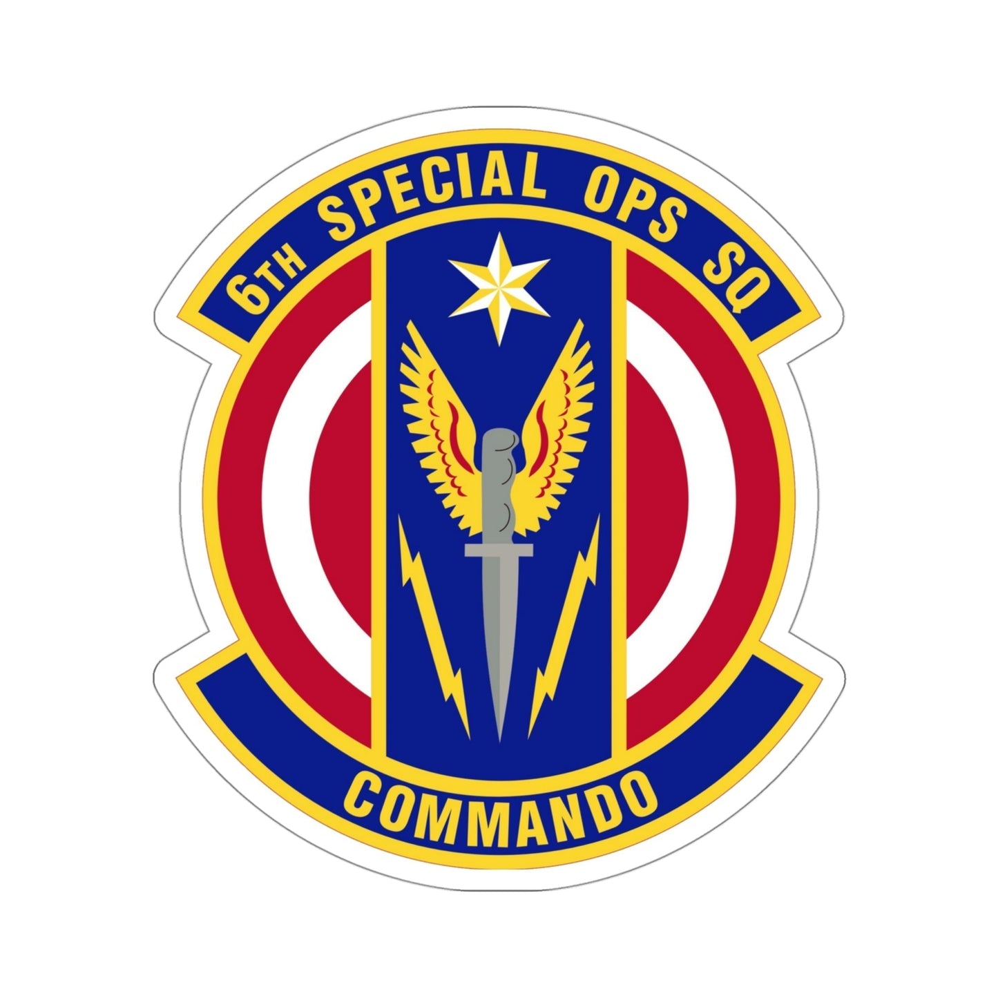 6th Special Operations Squadron (U.S. Air Force) STICKER Vinyl Die-Cut Decal-4 Inch-The Sticker Space