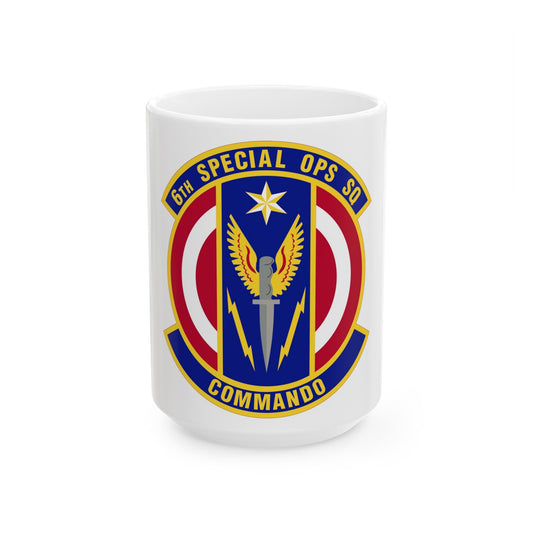 6th Special Operations Squadron (U.S. Air Force) White Coffee Mug-15oz-The Sticker Space