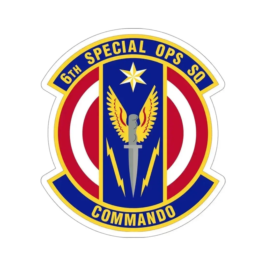 6th Special Operations Squadron (U.S. Air Force) STICKER Vinyl Die-Cut Decal 4 Inch - The Sticker Space